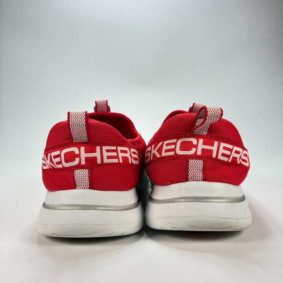 Skechers GOwalk 5 Red Slip On Walking Shoes Comfort 124013 Women’s Size 7.5 - Picture 5 of 9